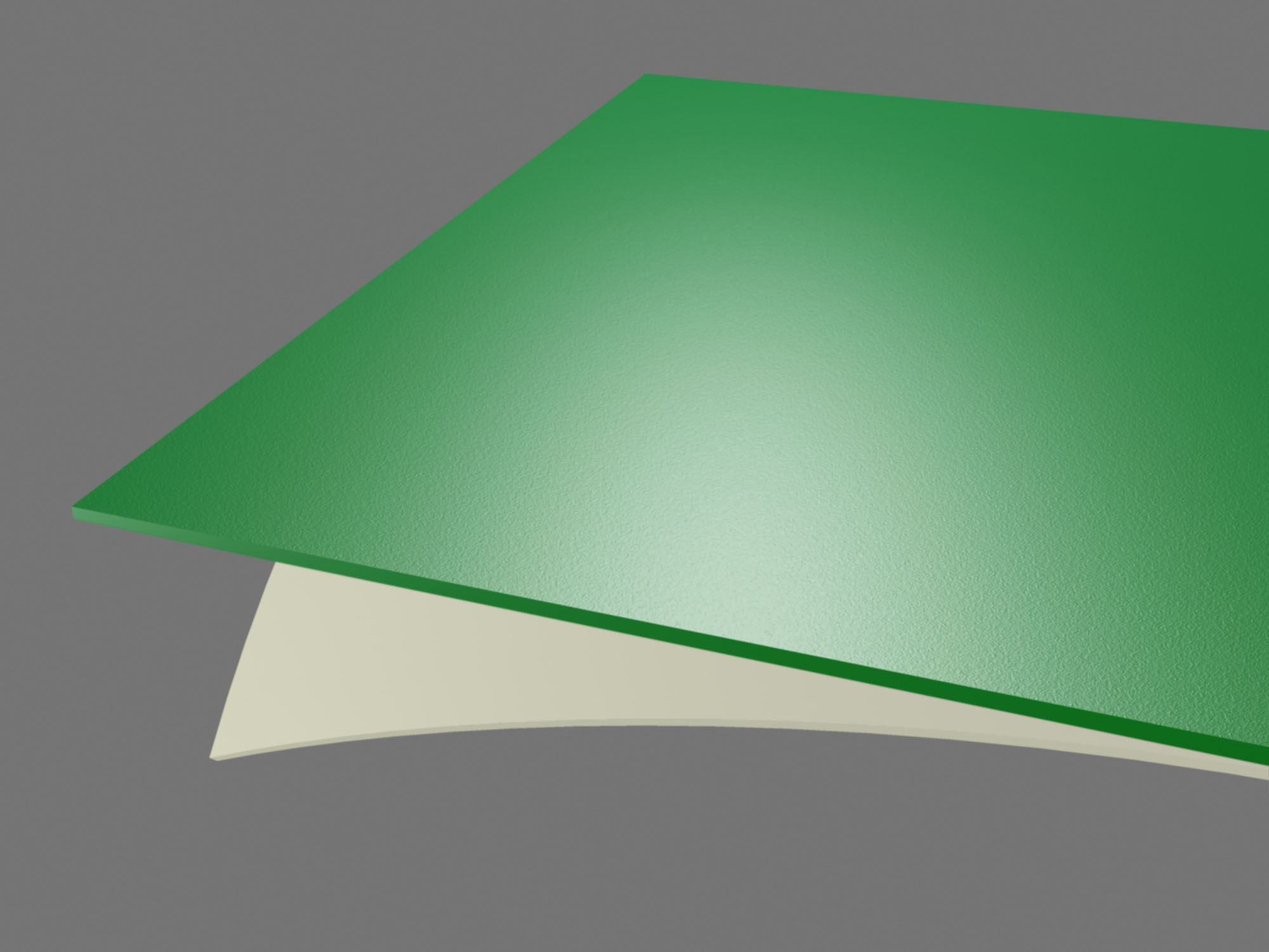 Material Backing Layers original 3D illustration for ShinodaUSA by Hogan Design