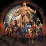 Original Mortal Kombat 4 Game Character Line UP Art design for Midway Home Entertainment by Hogan Design Original Mortal Kombat 4 Game Character Line UP Art design for Midway Home Entertainment by Hogan Design