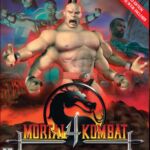 Original Mortal Kombat 4 Game Box Retail Packaging Front Cover design for Midway Home Entertainment by Hogan Design Original Mortal Kombat 4 Game Box Retail Packaging Front Cover design for Midway Home Entertainment by Hogan Design