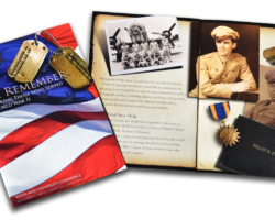 We Remember brochure cover and spread for Texas A&M - Commerce by Hogan Design We Remember brochure cover and spread for Texas A&M - Commerce by Hogan Design