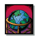 Illustration "Global Connections" for Software of the Future brochure by Rick Hogan, Hogan Design Illustration "Global Connections" for Software of the Future brochure by Rick Hogan, Hogan Design