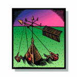 Illustration "Changing Direction" for Software of the Future brochure Illustration "Changing Direction" for Software of the Future brochure by Rick Hogan, Hogan Design